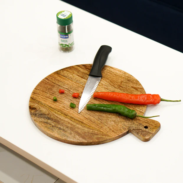 Lumber Park™ Premium Wooden Chopping Board – 14 Inch x 12 Inch