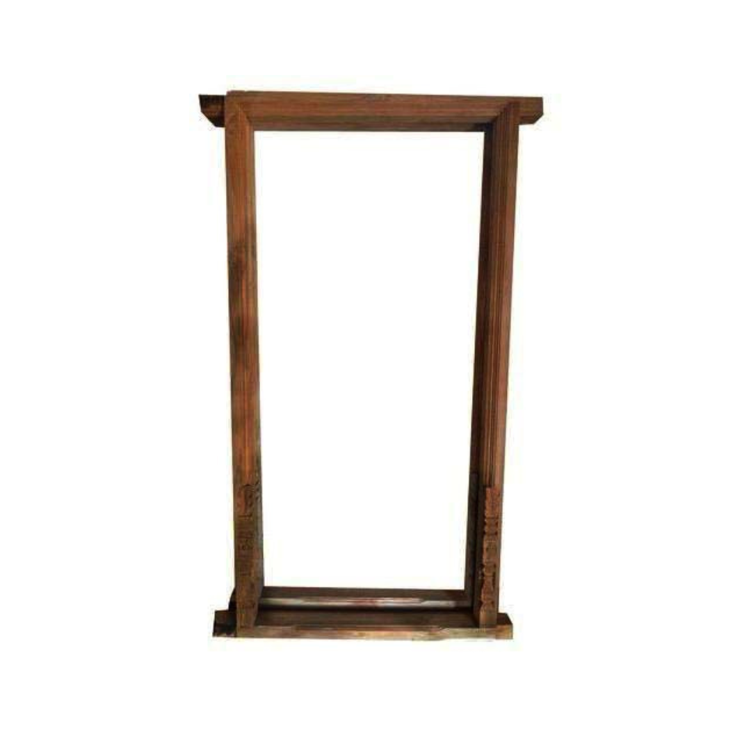 Handcrafted Teak Wood Main Door Frame – 7ft x 3.5ft