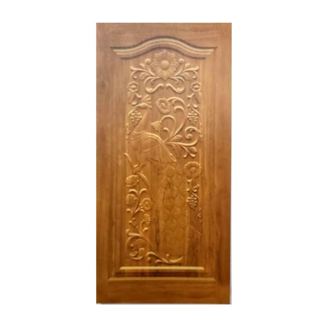 Carving Ghana Teak Door ( 81 Inch x 36 Inch x 32 mm ) / Incl. Polishing + GST