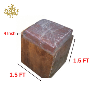 Lumber Park® Mystery Well Coffee Table with 4 Puffy Stool - Image 3