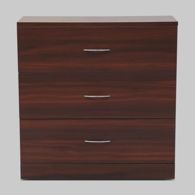 Chest of Drawers – Medium Black, Brown (80 x 43 x 78 cm) - Image 7