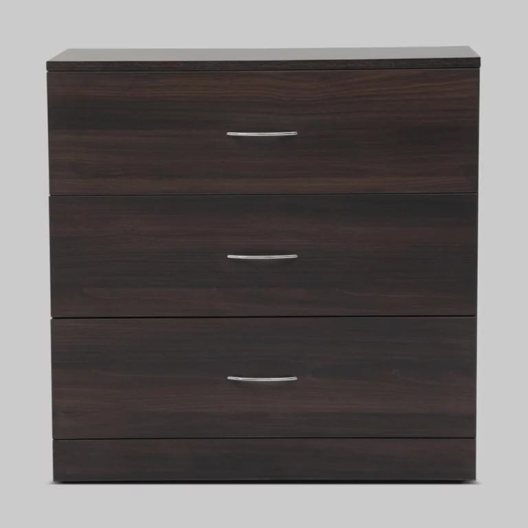 Chest of Drawers – Medium Black, Brown (80 x 43 x 78 cm) - Image 5
