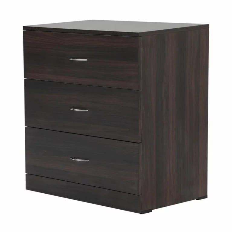 Chest of Drawers – Medium Black, Brown (80 x 43 x 78 cm) - Image 2