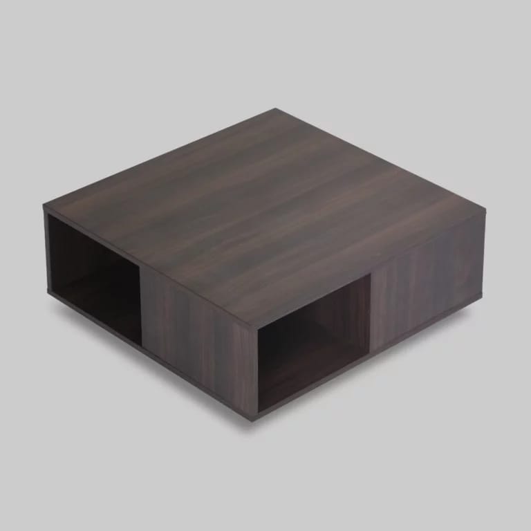 Coffee Table – Black Brown (79x79x32 cm) - Image 3