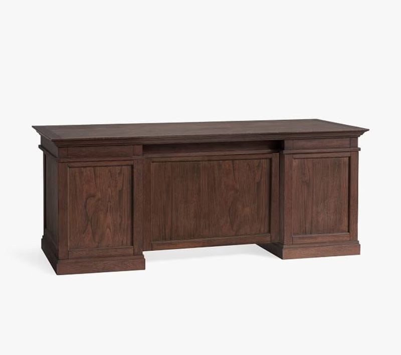 Lumber Park™ Wooden Base Director Table for Office Room – Premium Teak Elegance Meets Executive Functionality - Image 2