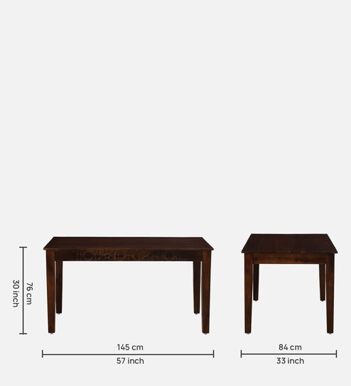 Lumber Park™ Teak Wood 6-Seater Dining Set - Image 5