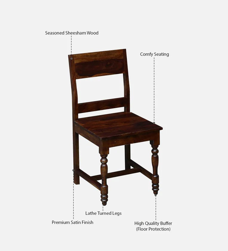 Lumber Park™ Teak Wood 6 Seater Dining Set In Rustic Teak Finish With Bench - Image 3