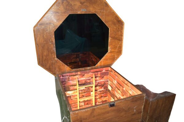 Lumber Park® Mystery Well Coffee Table with 4 Puffy Stool - Image 6