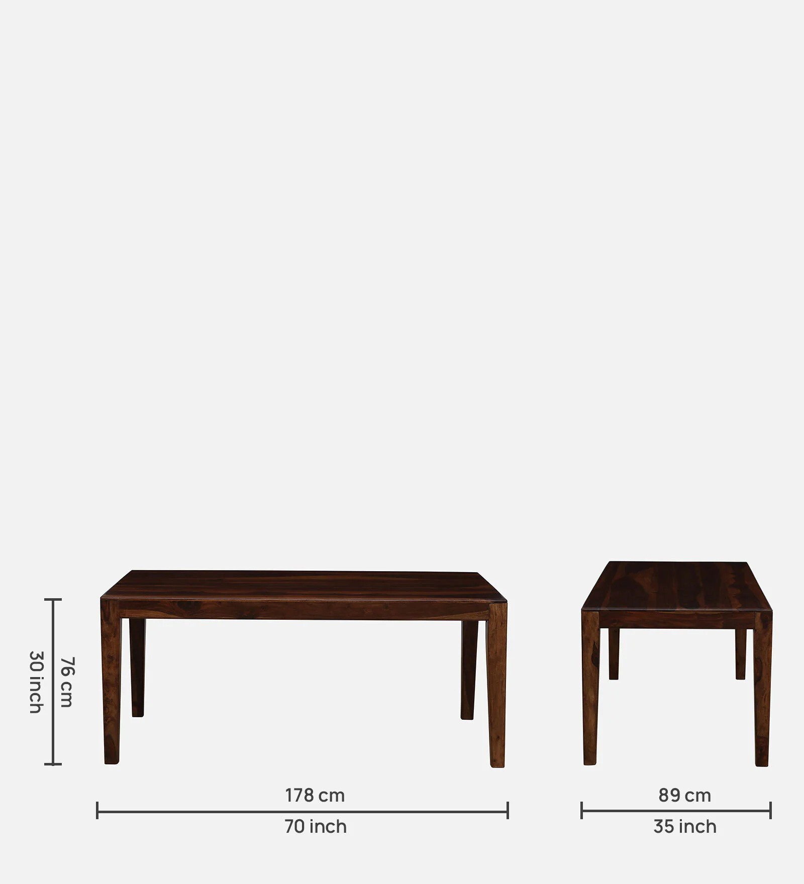 Lumber Park™ Teak Wood 6 Seater Dining Set In Provincial Teak Finish - Image 4