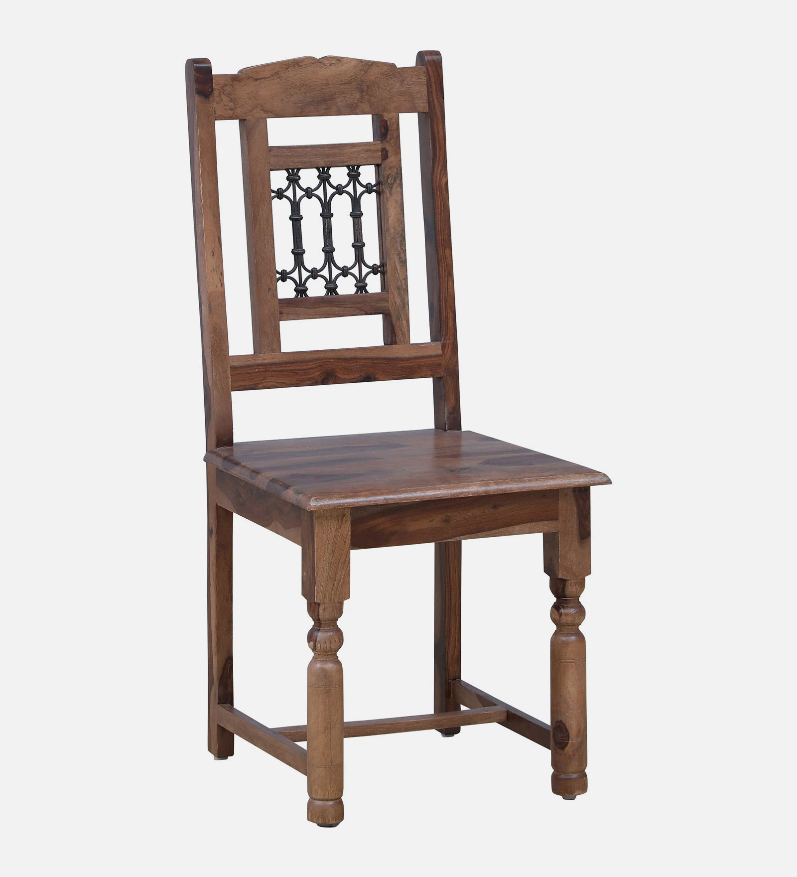 Lumber Park™ Teak Wood 6 Seater Dining Set In Rustic Teak Finish - Image 4