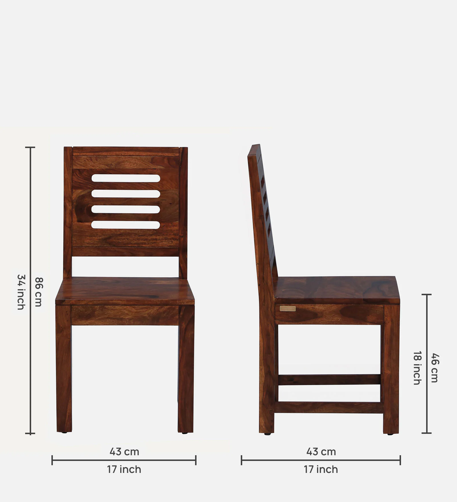 Lumber Park™ Teak Wood 6 Seater Dining Set In Scratch Resistant Provincial Teak Finish - Image 2