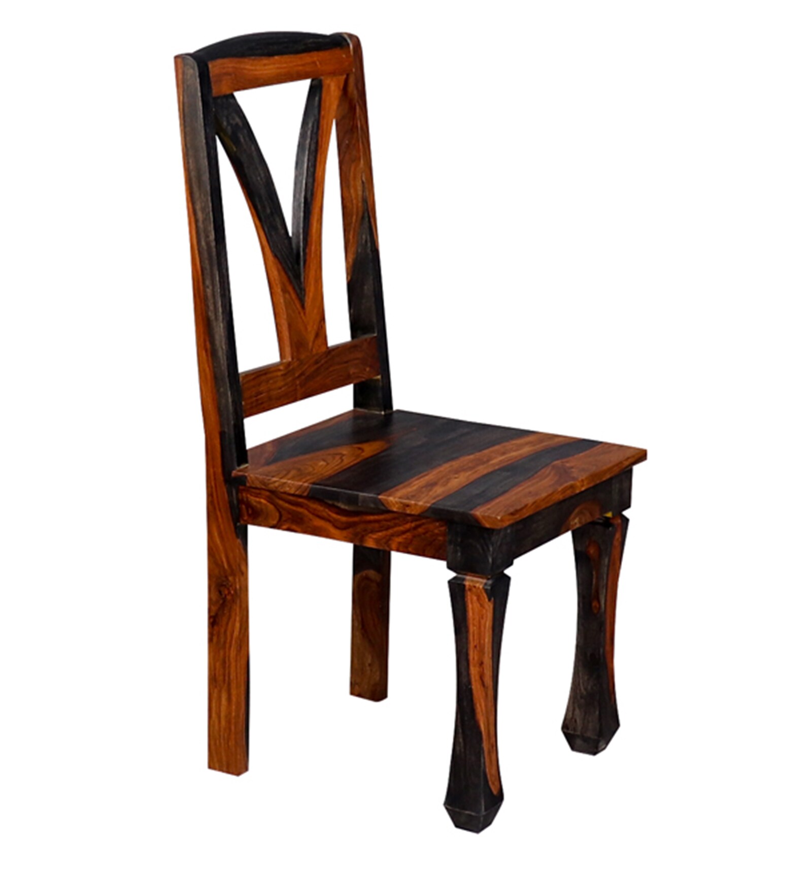 Lumber Park™ Teak Wood 6 Seater Dining Set In Vintage Black & Teak Finish with Bench - Image 4