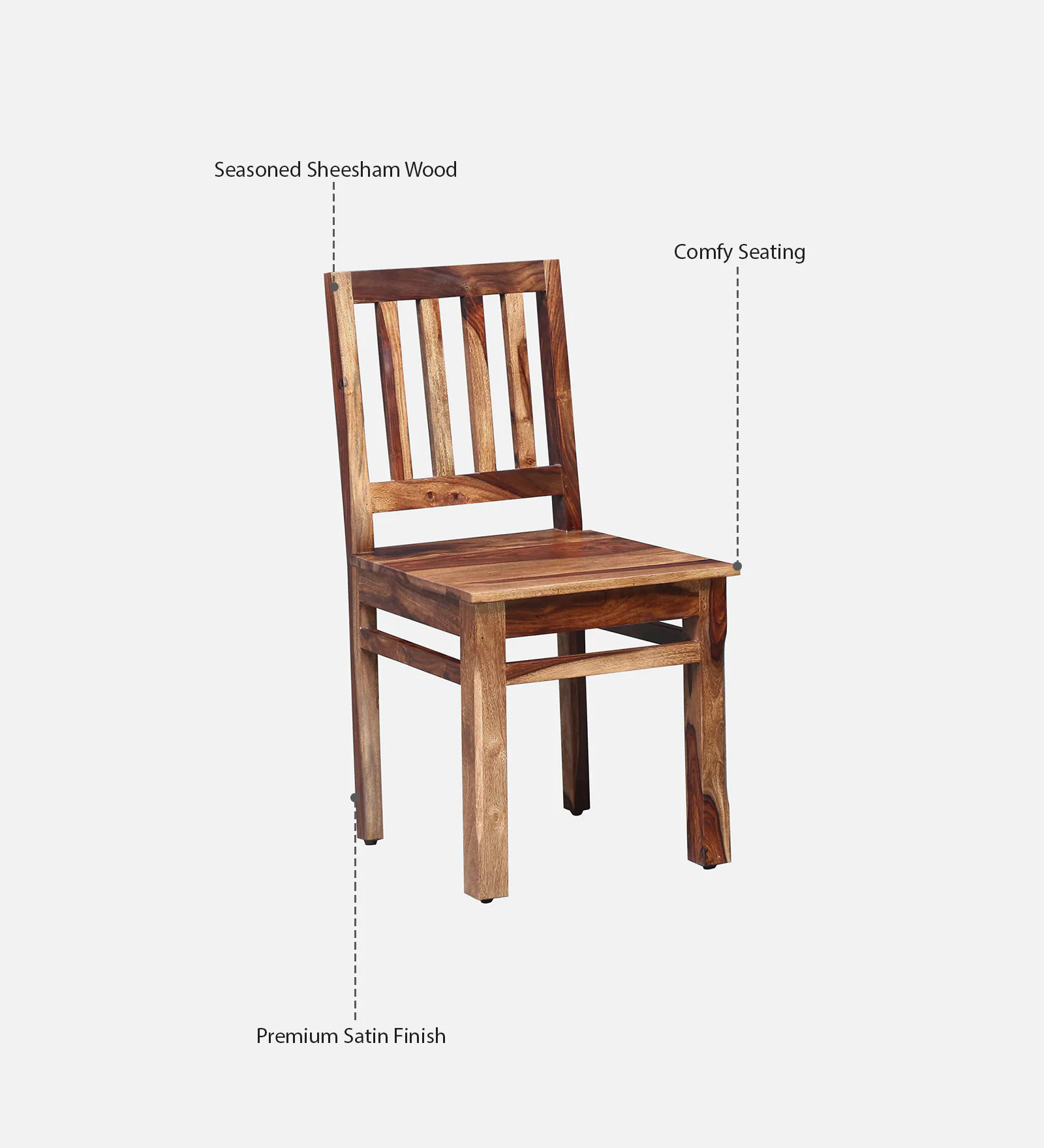 Lumber Park™ Teak Wood 6 Seater Dining Set In Rustic Teak Finish With Bench - Image 3