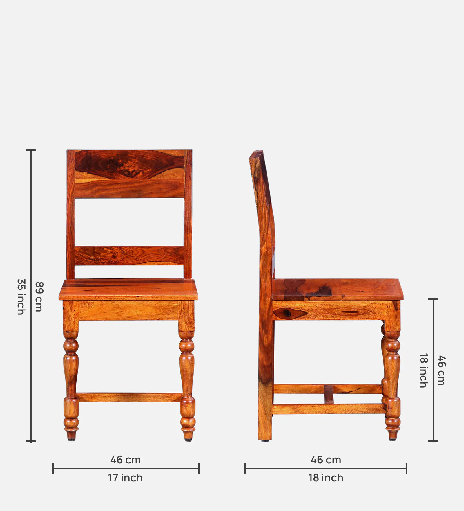 Lumber Park™ Teak Wood 6 Seater Dining Set In Honey Oak Finish With Bench - Image 6