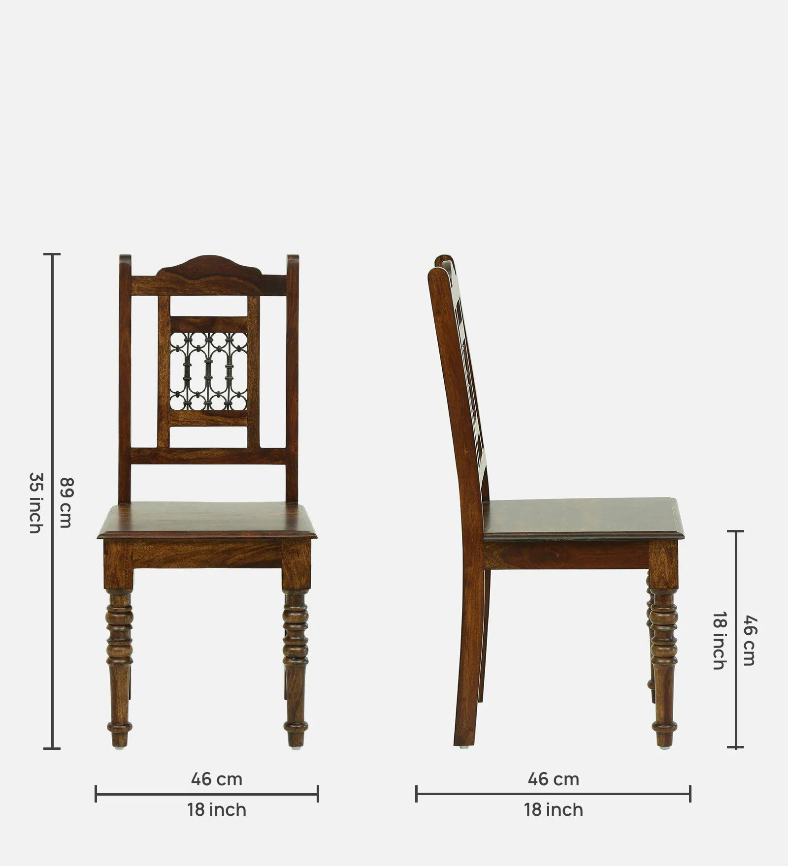Lumber Park™ Teak Wood 6 Seater Dining Set In Provincial Teak Finish - Image 4