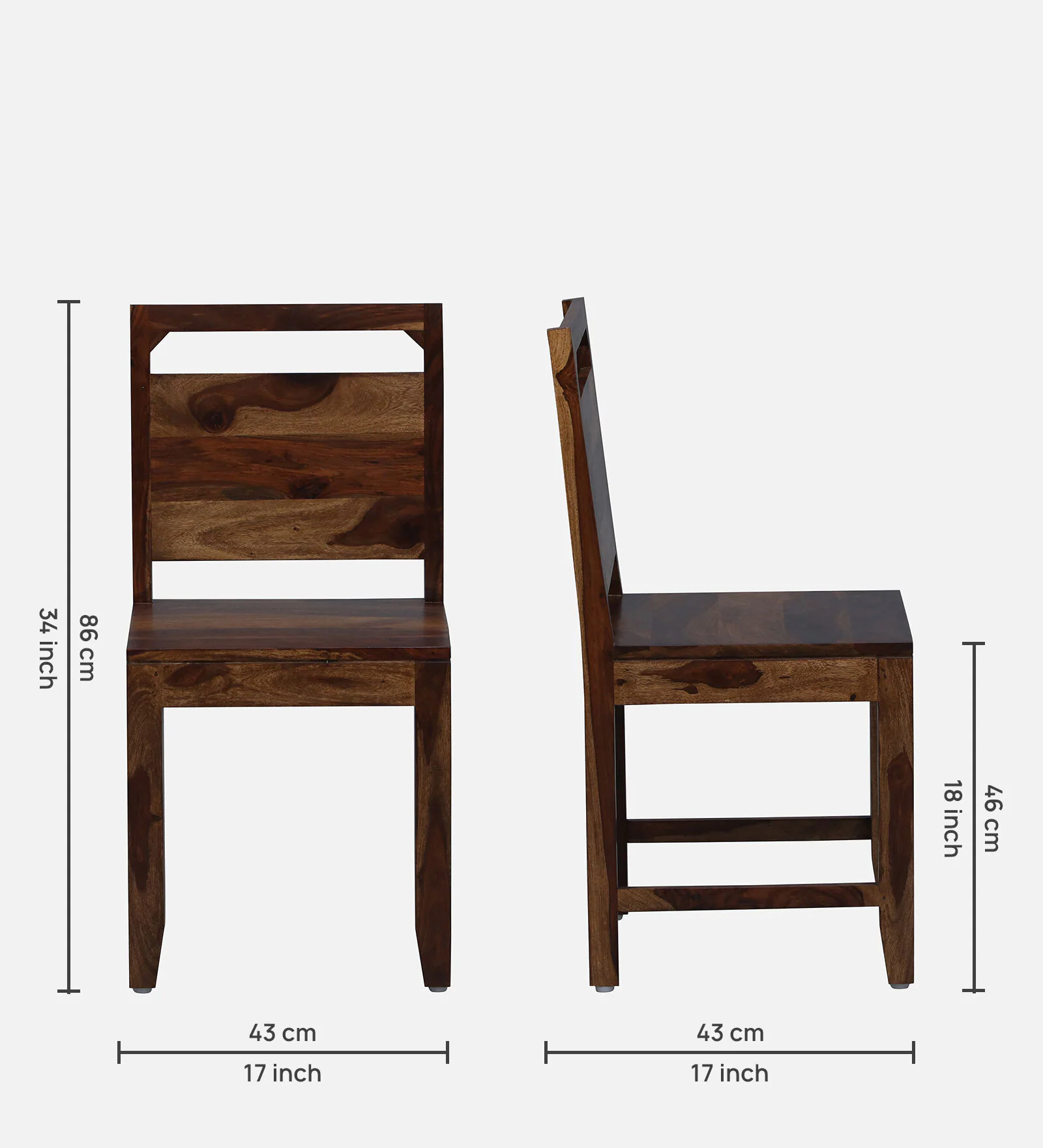 Lumber Park™ Teak Wood 6 Seater Dining Set In Scratch Resistant Provincial Teak Finish - Image 4